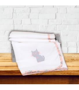 Πάνα Φανελλένια 100% Cotton 80x80 200 γρ/τμ Design 215 Oliver Baby