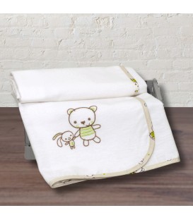 Πάνα Φανελλένια 100% Cotton 80x80 200 γρ/τμ Design 213 Oliver Baby