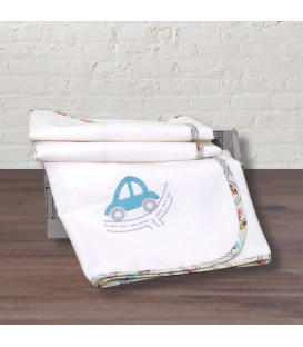 Πάνα Φανελλένια 100% Cotton 80x80 200 γρ/τμ Design 214 Oliver Baby