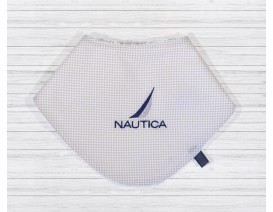 Nautica Des 924 Σαλιάρα Μπαντάνα Μπεζ Καρρώ 26x26
