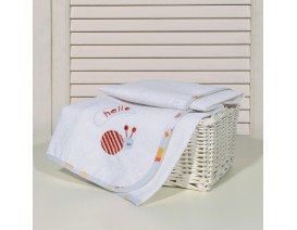 Oliver Baby des.177 Σελτεδάκι Με Κέντημα Κόκκινο Σαλιγκάρι 50x70 190 γρμ/τμ