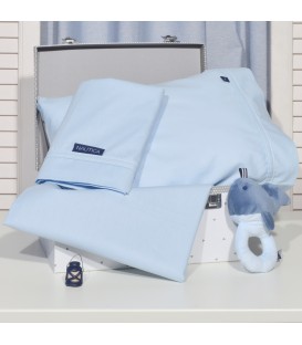 Nautica Des 101 Σεντόνια  Κούνιας 3 Τεμ Σιέλ 110X170 & 30X40
