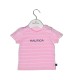 NAUTICA Des.12 T-SHIRT JERSEY ORGANIC ΡΟΖ ΡΙΓΕ 68cm