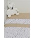 Oliver Baby Des.404 Σεντόνια Λίκνου Σετ 2τ -75x110-100% Βαμβάκι Μπεζ