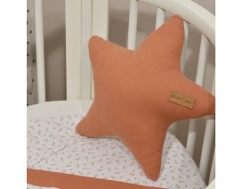 Oliver Baby Des.400 Μαξιλάρι Διακοσμητικό Αστέρι Διπλής  Όψης  Κεραμιδί 37x37