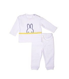 Miffy Des.60 Σετ Φόρμας 2τ Λευκό 6 Mηνών
