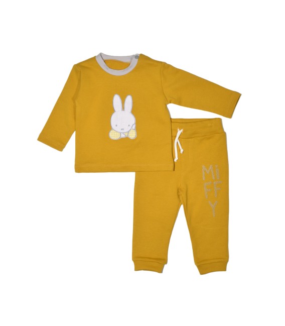 Miffy Des.65 Σετ Φόρμας 2τ Ώχρα 6 Mηνών