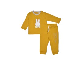 Miffy Des.65 Σετ Φόρμας 2τ Ώχρα 12 Mηνών/80cm