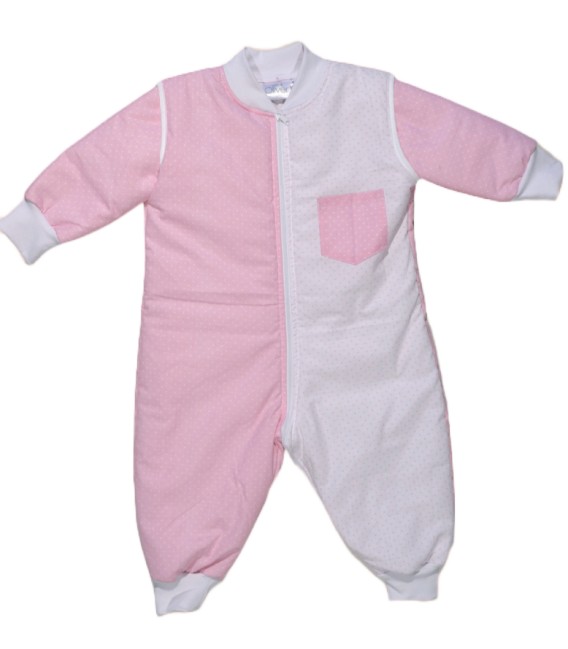 Oliver Baby des.12 Υπνοφόρμα με αποσπώμενα μανίκια Ροζ-2,5 Tog-Νο1/0,75cm