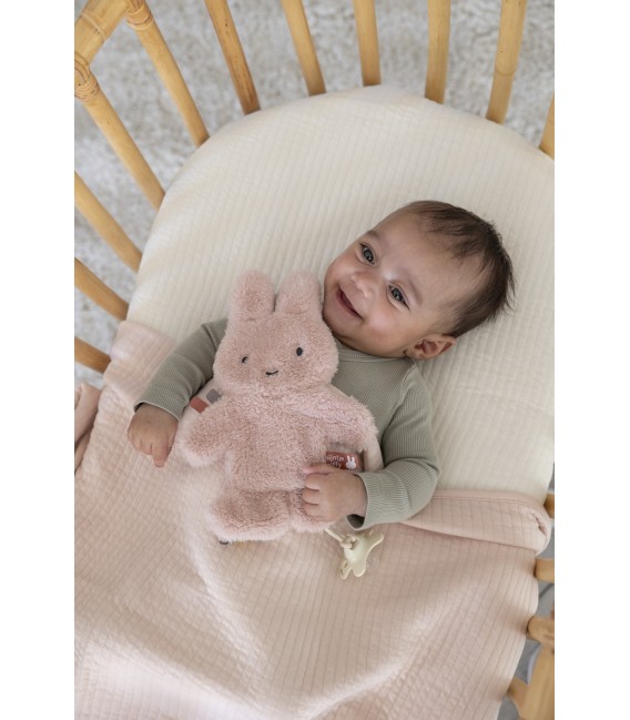 Miffy Fluffy Πανάκι Παρηγοριάς με Κλιπ Πιπίλας Ροζ