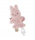 Miffy Fluffy Πανάκι Παρηγοριάς με Κλιπ Πιπίλας Ροζ
