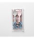 Miniware Des.12  Σετ 2τ Κουτάλια Σιλικόνης Ροζ-13,5cm