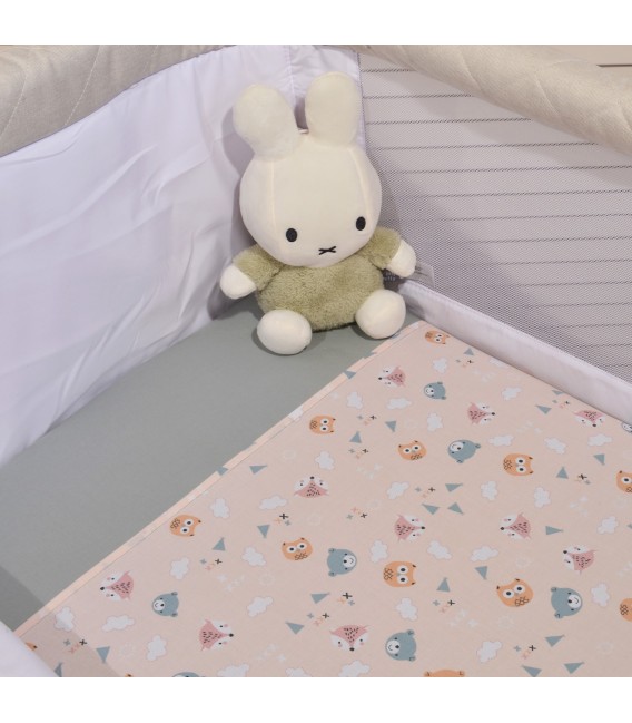 Oliver Baby Σχέδιο 201 σεντόνια λίκνου 100% βαμβάκι - 2 τεμ 80χ100