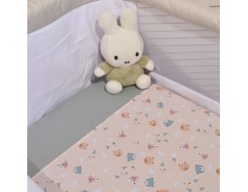 Σεντόνια Λίκνου Σετ 2τ - 80x100 -100% Βαμβάκι Design 201 Oliver Baby