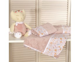 Σετ πετσέτες 2 τεμ 100% βαμβάκι 450 γρμ/τμ 30x50 & 70x120 Design 202 Oliver Baby