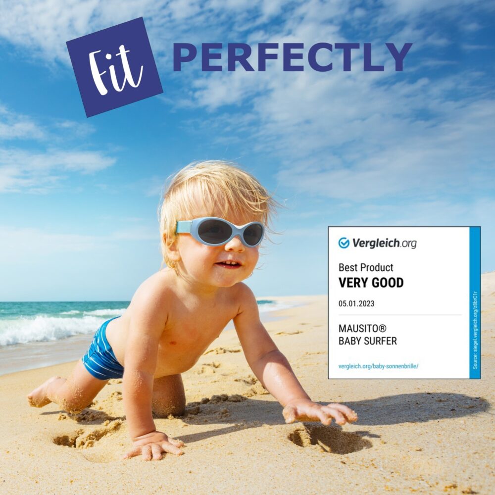 Γυαλιά Ηλίου για Παιδιά 0-18 μηνών Γαλάζιο Baby Surfer Mausito - Image 2