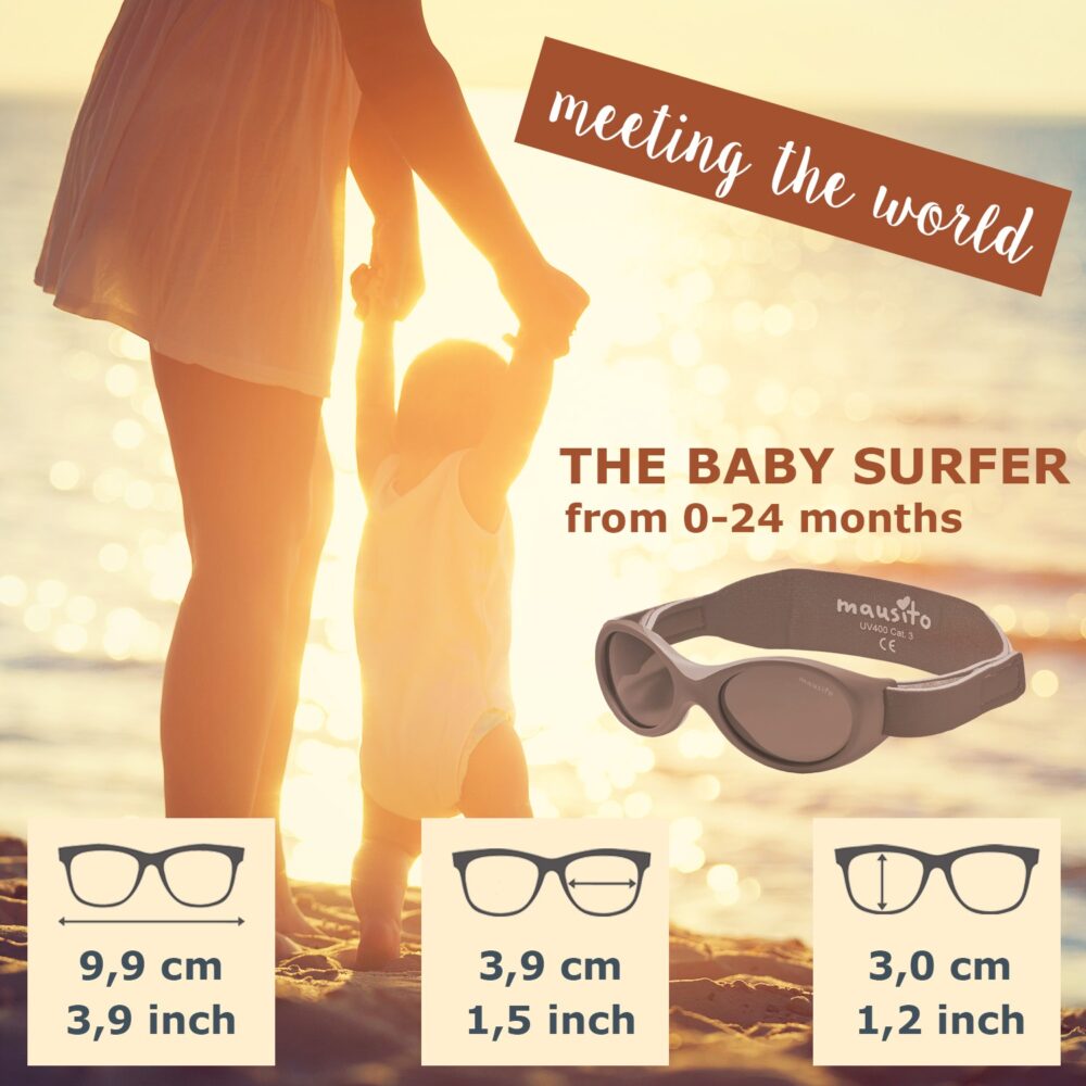 Γυαλιά Ηλίου για Παιδιά 0-18 μηνών Γαλάζιο Baby Surfer Mausito - Image 7