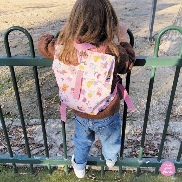 Σακίδιο Πλάτης Ροζ Peppa Pig - Petit Jour Paris