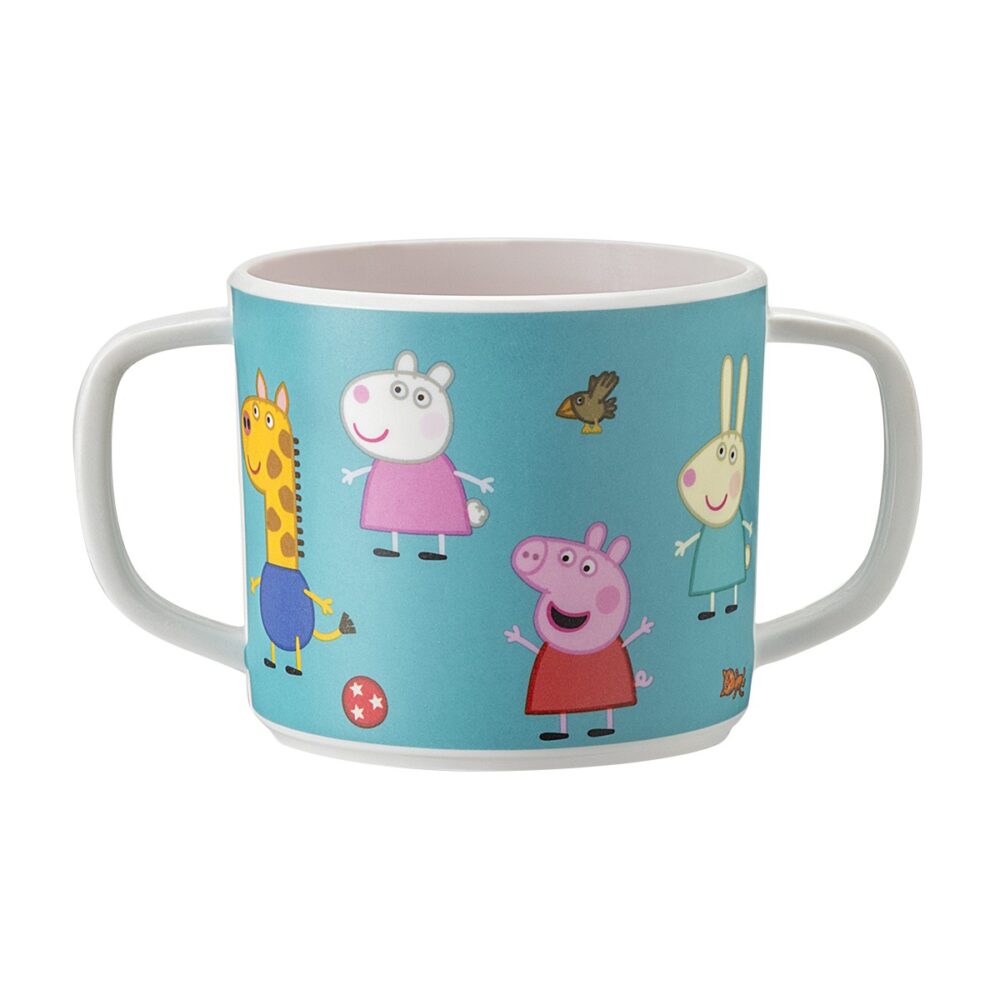 Ποτηράκι με 2 Χερούλια και Antislip Βάση Peppa Pig - Petit Jour Paris - Image 3