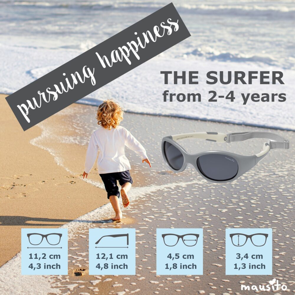 Γυαλιά Ηλίου για Παιδιά 2-4 ετών Σκούρο Μπλε The Surfer Mausito - Image 6