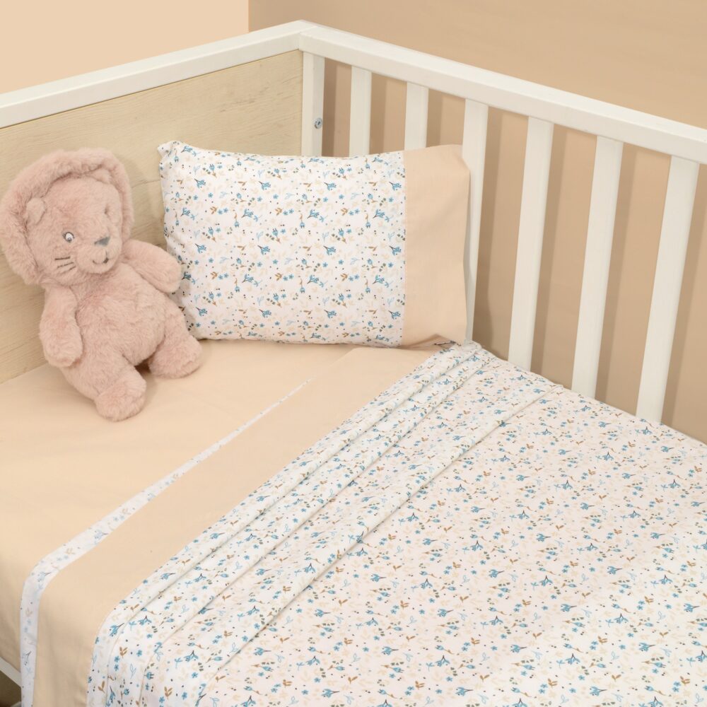 Σεντόνια κούνιας 3 τεμ 110x160 100% βαμβάκι Design 217 Oliver Baby