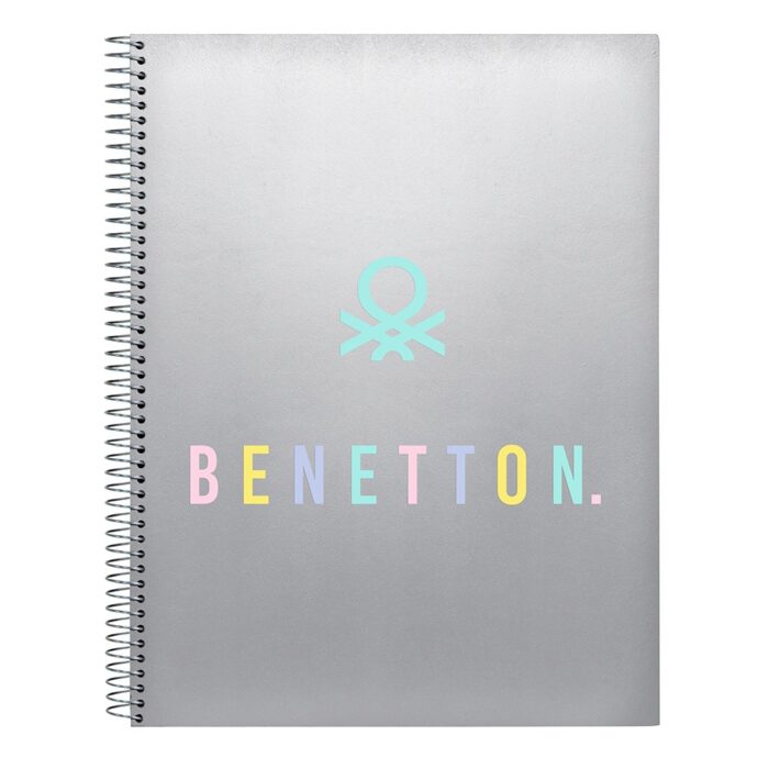 Τετράδιο Α4 BENETTON Silver