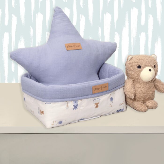 Καλάθι Αποθήκευσης Design 414 Ραφ 25x15x13 ύψος Oliver Baby