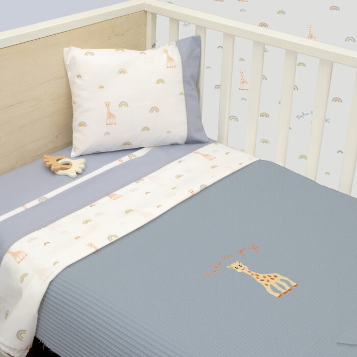 Κουβέρτα Πικέ Αγκαλιάς 75x95 Design 501 Sophie La Girafe