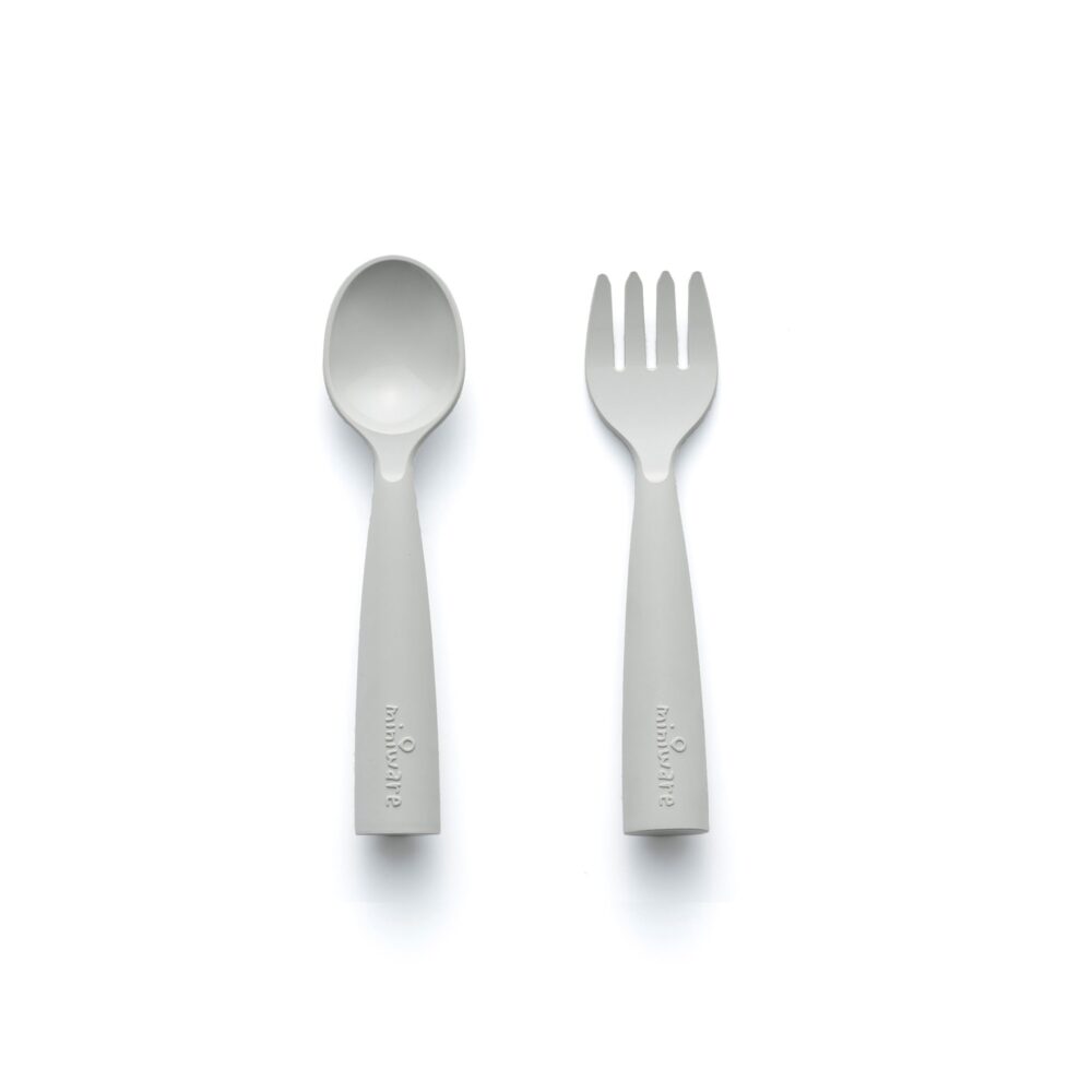 Miniware Des.15 Πιρούνι & Κουτάλι PLA Γκρι-13,5cm