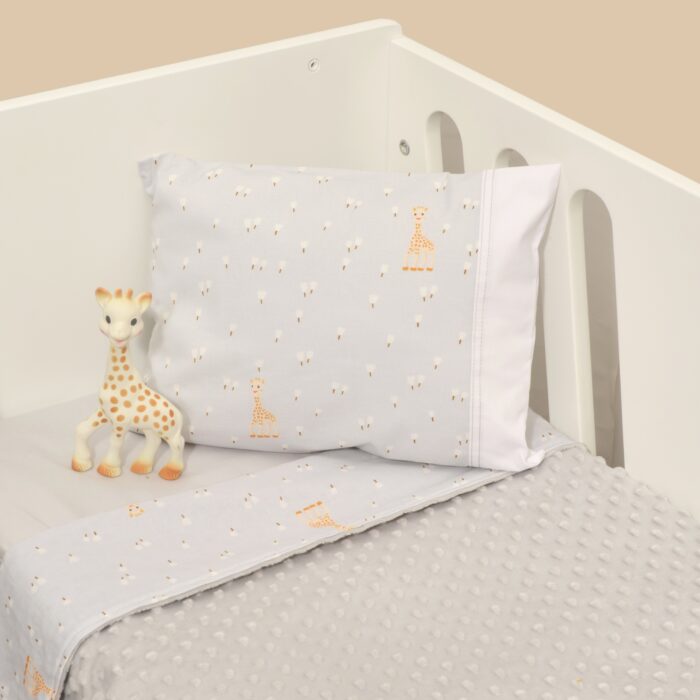 Κουβέρτα Λίκνου Διπλής Όψης Minky Des. 505 Sophie La Girafe
