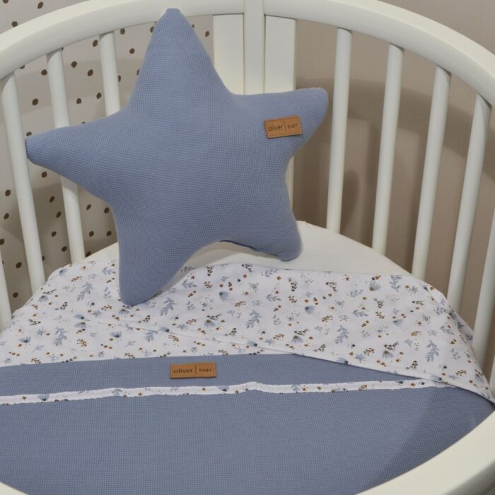 Oliver Baby Des.401 Καλοκαιρινή Κουβέρτα Διπλής Όψης  Ραφ 75x95